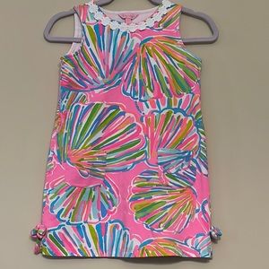 Lilly Pulitzer girls shift dress L in Clam Shell Pink